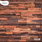 Papel De Parede Realista Madeira Taco