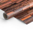 Papel De Parede Realista Madeira Taco