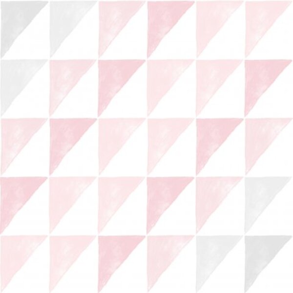 Papel De Parede Ref. 4202 Rosa Sonhos 52cm X 10m