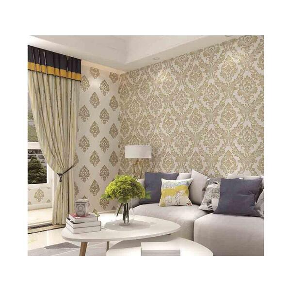 Papel De Parede Requinte 0.53x10m Bege 822-3 Abdalla