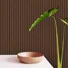 Papel De Parede Ripa Larga Estilo Madeira Peroba Escuro 15m