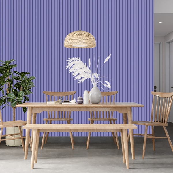 Papel De Parede Ripado  Amadeirado Jardim De Melissas 18m