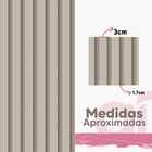 Papel De Parede Ripado Amadeirado Marrom Linho 12m