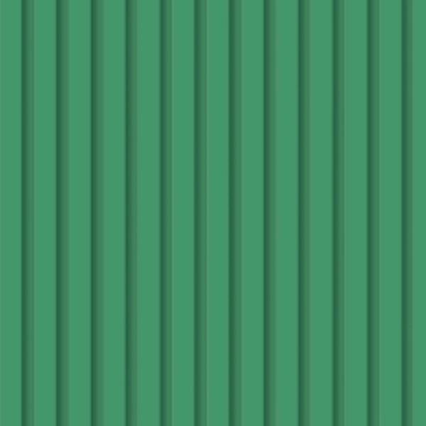 Papel De Parede Ripado De Madeira Cor Verde Esmeralda 10m