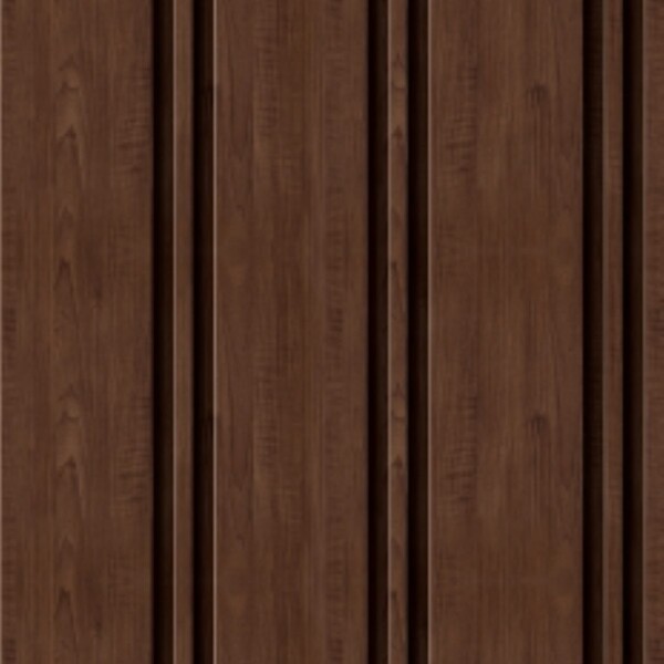 Papel De Parede Ripado De Madeira Estilo Freijó Quarto 10m