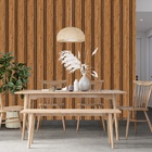 Papel De Parede Ripado Estilo Palete Madeira  Eucalipto 10m