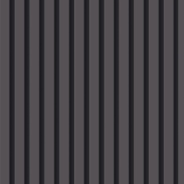 Papel De Parede Ripado Fino Amadeirado Cor Cinza Titânio 3m