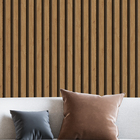 Papel De Parede Ripado Fino De Madeira Auto Quarto 18m