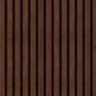 Papel De Parede Ripado Fino Estilo Madeira Freijó  3m