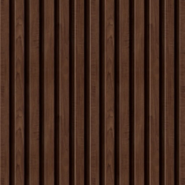 Papel De Parede Ripado Fino Estilo Madeira Freijó  3m