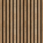 Papel De Parede Ripado Fino Tipo Madeira Carvalho 12m
