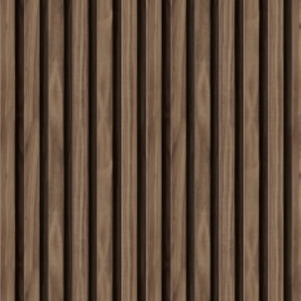 Papel De Parede Ripado Fino Tipo Madeira Nogueira Marrom 10m