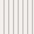 Papel De Parede Ripado Largo Amadeirada Cor Branco Claro 10m