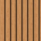 Papel De Parede Ripado Largo De Madeira Autocolante  3m