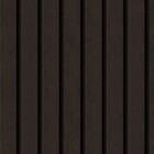 Papel De Parede Ripado Largo Estilo Madeira Tabaco 6m