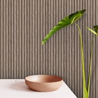 Papel De Parede Ripado Largo Madeira Rustica Marrom 18m