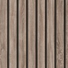 Papel De Parede Ripado Largo Madeira Rustica Marrom 6m