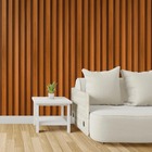 Papel De Parede Ripado Madeira Tunísia 3 Metros