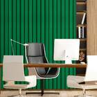 Papel De Parede Ripado Verde-60x300cm