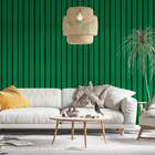 Papel De Parede Ripado Verde-60x300cm