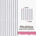 Papel De Parede Ripas De Madeira Branca Vinilico Sala 15m