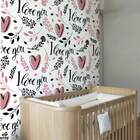 Papel De Parede - Romântico Mod 024 I Love You - 60x300cm