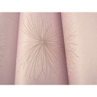 Papel De Parede - Rosa Claro Com Detalhes Em Areia E Branco -