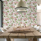 Papel De Parede Rosa Escape L59710 - Rolo Fechado De 0 53cm X