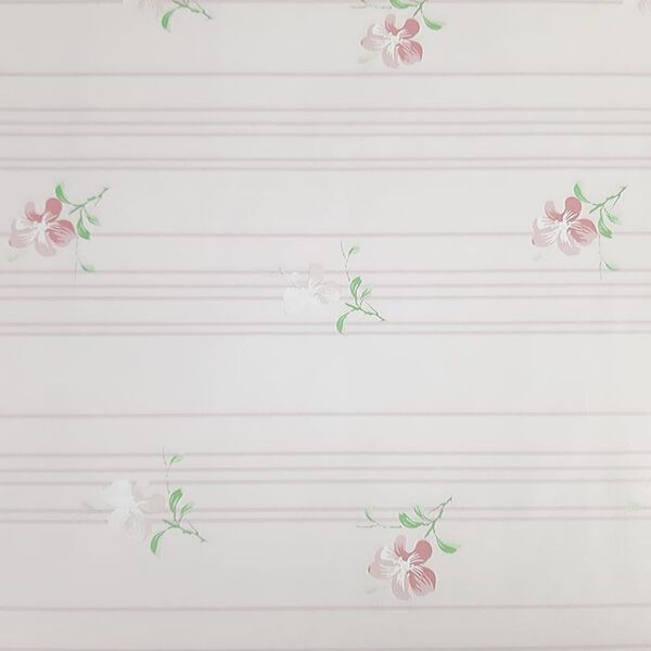 Papel De Parede Rosa Flores Vermelha E Rosa Claro