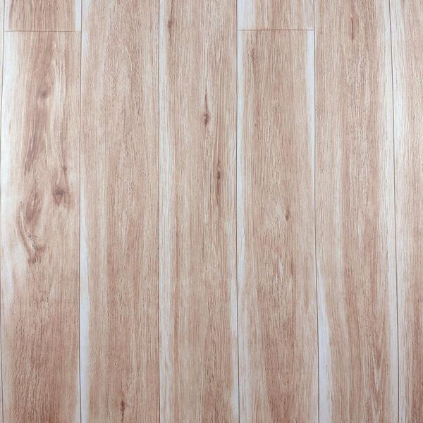 Papel De Parede Rústico Madeira Bege E Marrom Auto Adesivo An