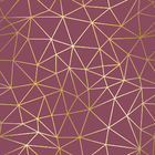 Papel De Parede Sala Formas Geométricas Terracota Gold 9m