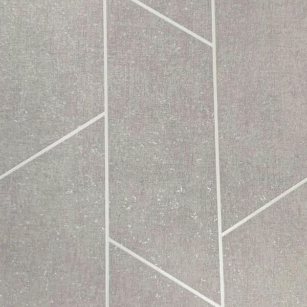 Papel De Parede Santorini Geométrico Cinza Sn63