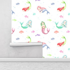 Papel De Parede Sereia De 0 60 X 3 00