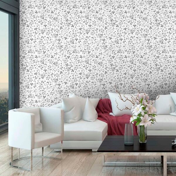 Papel De Parede Serenidade Gray - 0 50 X 2 50 Metros