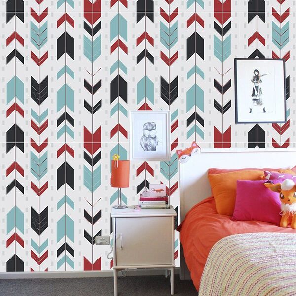 Papel De Parede Setas Basic  - 0 50 X 2 50 Metros