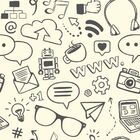 Papel De Parede Social Media Clean - 0 50 X 3 00 Metros