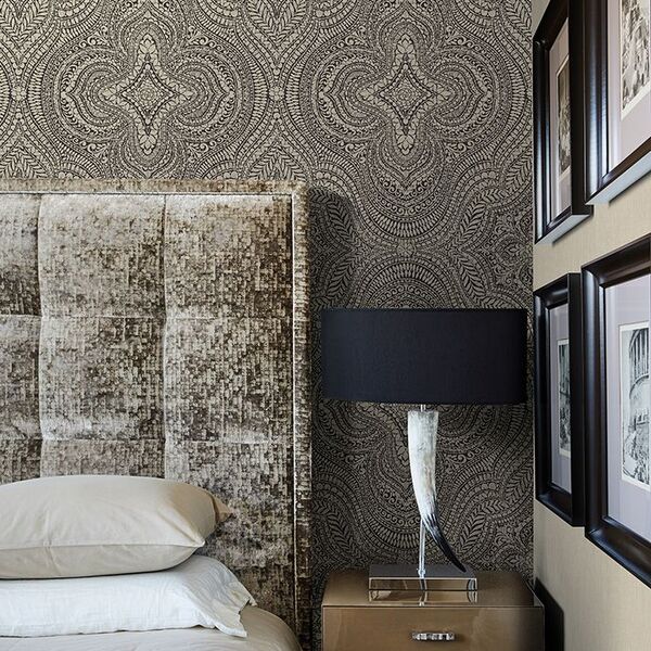 Papel De Parede Sphere Damask Se20513 - Rolo: 10m X 0,53m