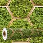 Papel De Parede Tapete De Musgo 3d Verde Geométrico 10m