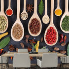 Papel De Parede Tempero Cozinha Ervas Sala Adesivo - 293pcm