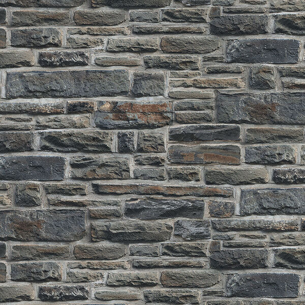 Papel De Parede Terra Gracia Stones (charcoal Grey) 831101