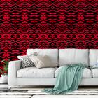 Papel De Parede Textura Rubro Negro