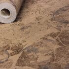 Papel De Parede Texturizado Manchado Marrom - 87157