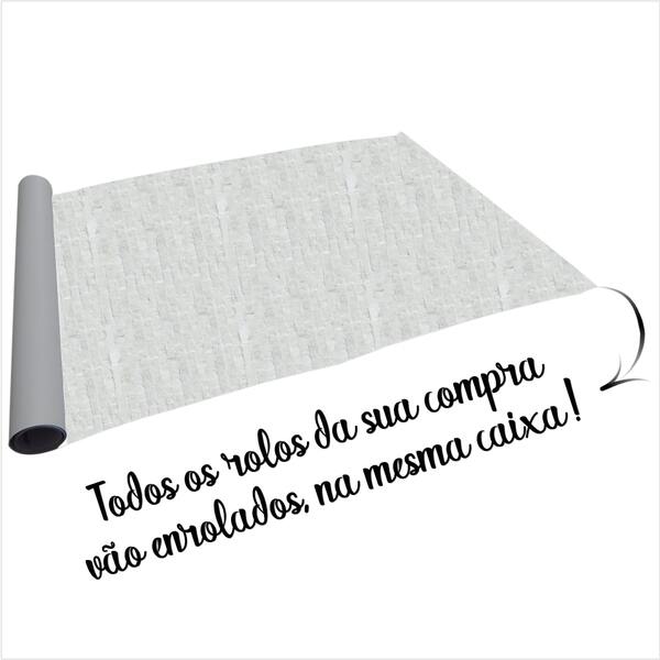 Papel De Parede Tijolinho 08 Tamanho:3,30x0,60