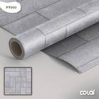 Papel De Parede Tijolinho Cinza