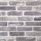 Papel De Parede Tijolinho Cinza Novo