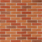 Papel De Parede Tijolinho Em Tons De Laranja E Vermelho