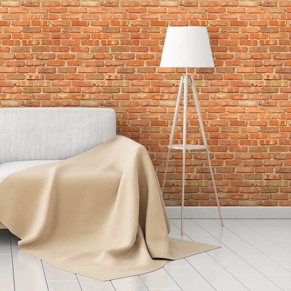 Papel De Parede Tijolo À Vista - 0 50 X 2 50 Metros