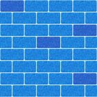 Papel De Parede Tijolo Curved Azul - 0 50 X 2 50 Metros