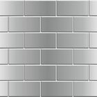 Papel De Parede Tijolo Metálico  - 0 50 X 3 00 Metros