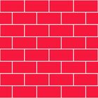 Papel De Parede Tijolo Stoned Vermelho - 0 50 X 3 00 Metros